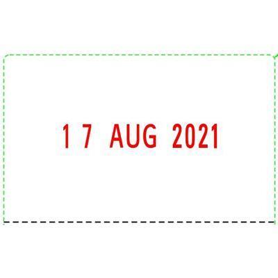 Deskmate Recycled Self-Inking Stamp Date Red 0400840 - SuperOffice