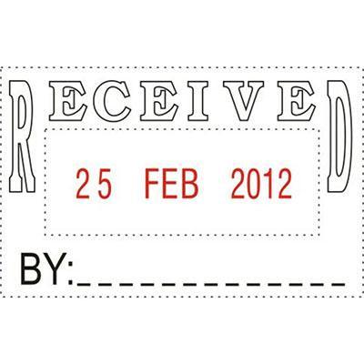 Deskmate Self-Inking Dater Received 0317010 - SuperOffice