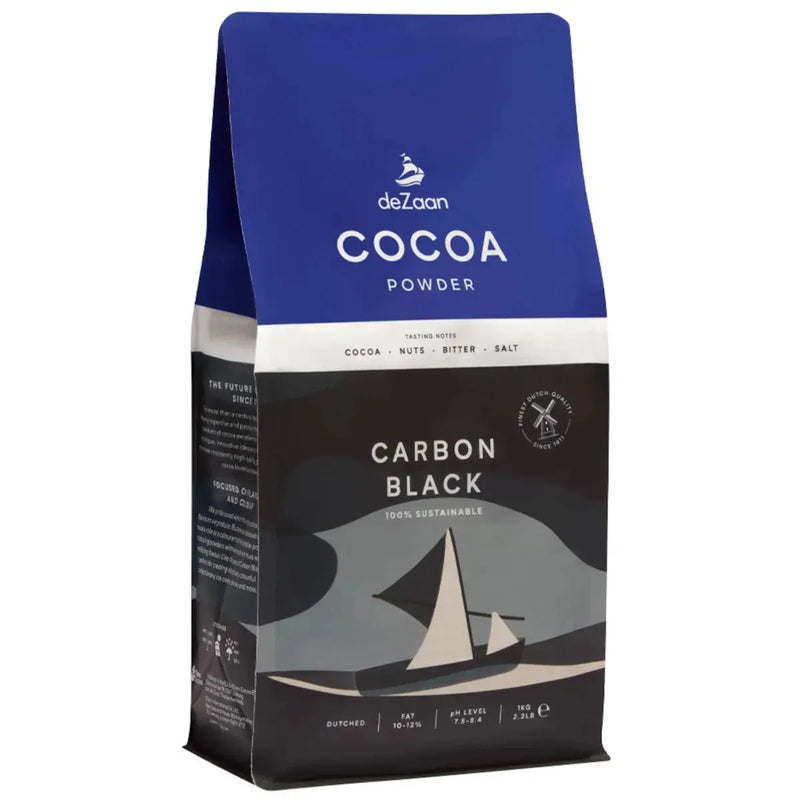 deZaan Carbon Black Cocoa Powder 1kg 10 Pack Bulk OLAMCB - SuperOffice