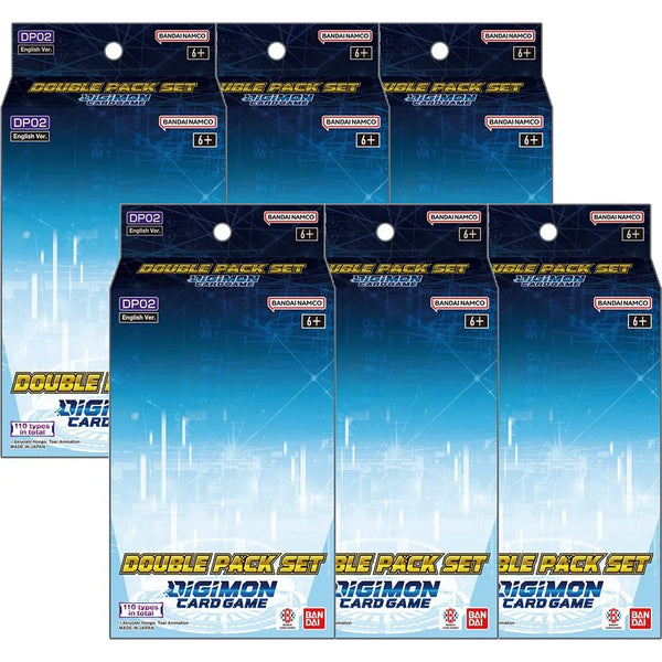 Digimon Card Game: Double Pack Set 2 Box of 6 [DP02] 2710034 - SuperOffice