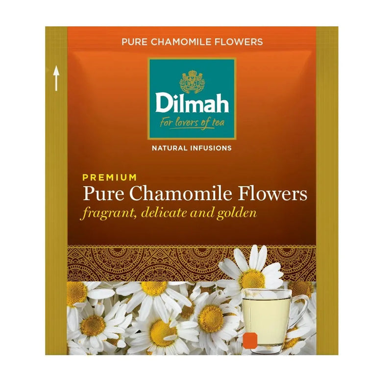 Dilmah Premium Chamomile Individually Wrapped Tea Bags Envelope Packs Box 500 124983 (Chamomile) - SuperOffice