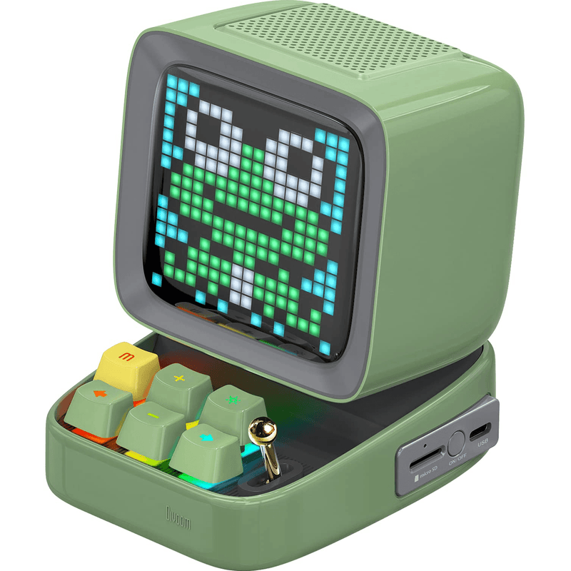 Divoom Ditoo Plus Pixel Art Display Bluetooth Speaker Green 90100058176 - SuperOffice