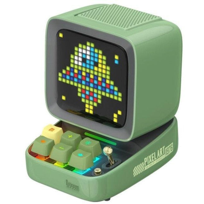 Divoom Ditoo Pro Retro Pixel Art Bluetooth Speaker 15 Watt Green 90100058208 - SuperOffice