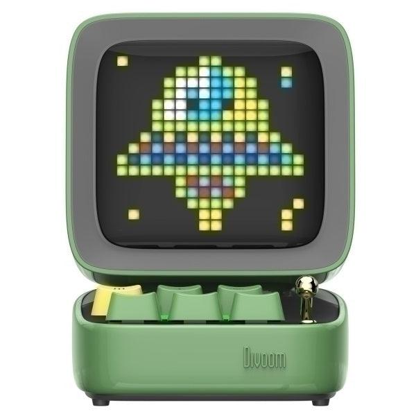 Divoom Ditoo Pro Retro Pixel Art Bluetooth Speaker 15 Watt Green 90100058208 - SuperOffice