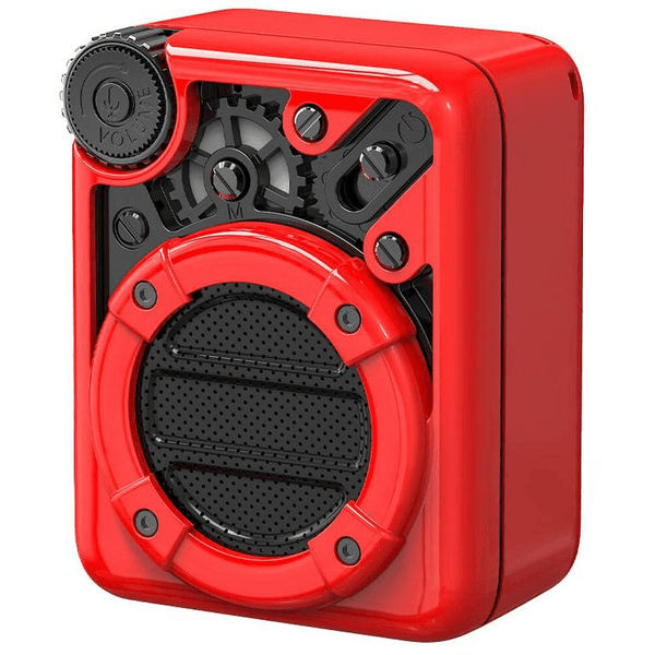 Divoom Espresso Bluetooth Speaker Radio Mini Portable Red 90100058142 - SuperOffice