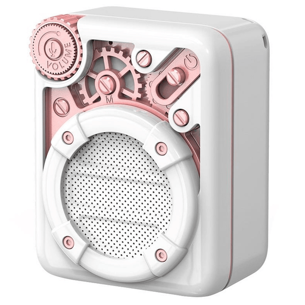 Divoom Espresso Bluetooth Speaker Radio Mini Portable White 90100058141 - SuperOffice