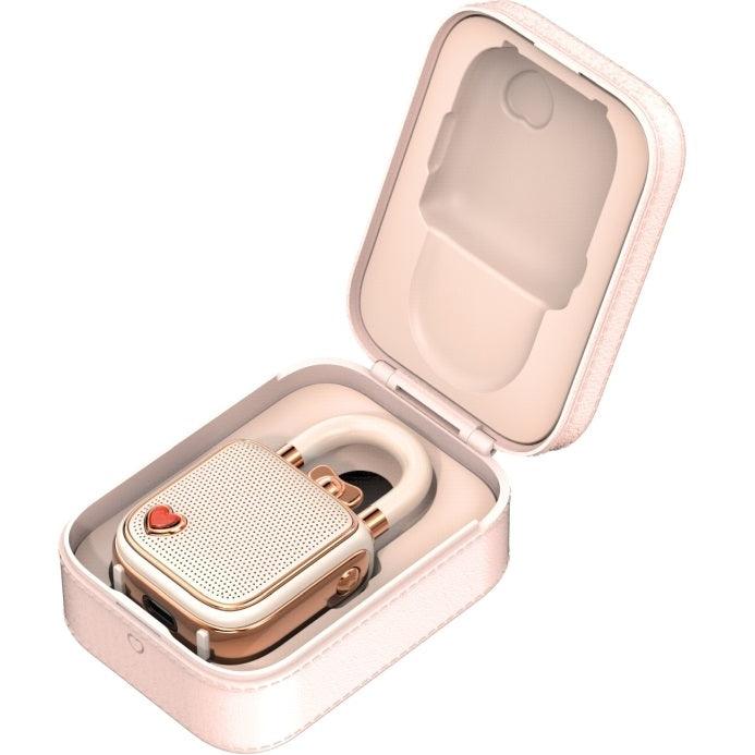 Divoom LoveLock Portable Speaker Mini Bluetooth Small Pink 90100058212 - SuperOffice