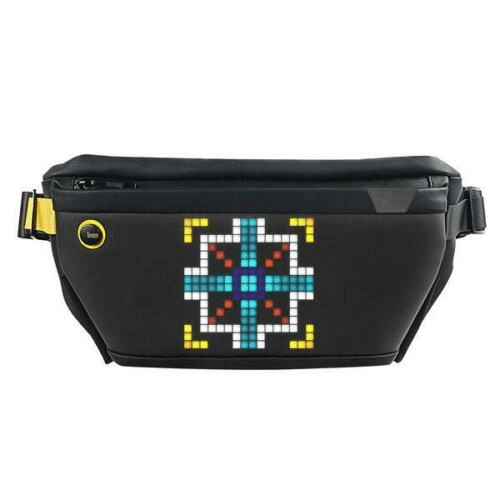 Divoom Pixoo Pixel Display Sling Shoulder Bum Crossbody Shoulder Bag Lights Display 90100058180 - SuperOffice