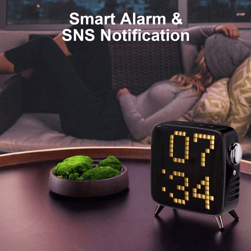Divoom Tivoo Max Pixel Art LED Display Bluetooth Speaker Black 90100058102 - SuperOffice
