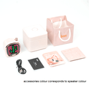 Divoom Zooe Mini Pixel Art Display Bluetooth Speaker Alarm Clock Pink ZOOE-Pink - SuperOffice