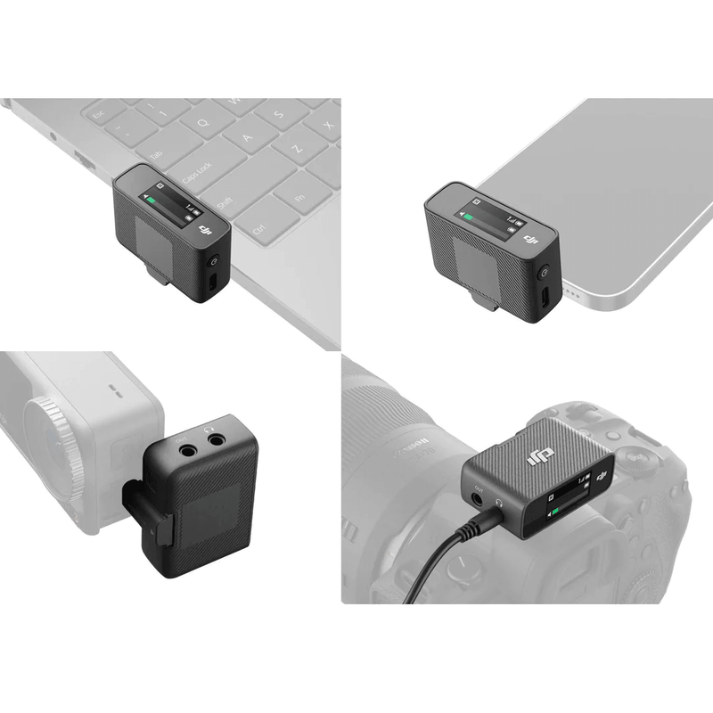 DJI MIC Wireless Microphone Transmitter Receiver (1 TX + 1 RX) CP.RN.00000310.01 - SuperOffice