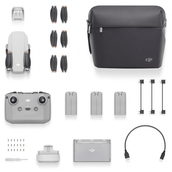 DJI Mini 2 SE Drone Camera Fly More Combo Bundle Kit Batteries Bag CP.MA.00000574.01 - SuperOffice