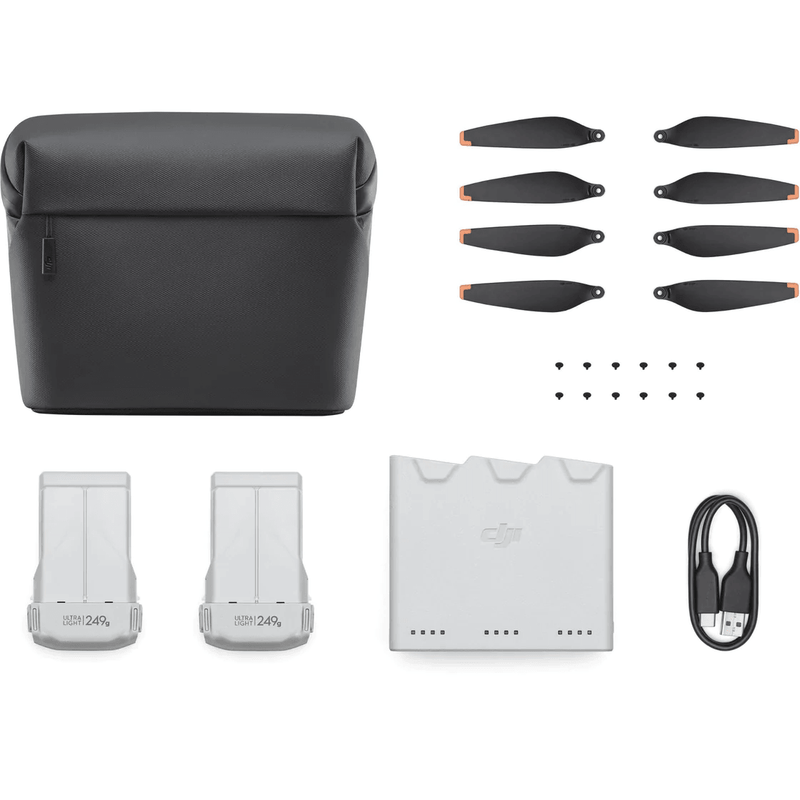 DJI Mini 3 Pro Aerial Drone Fly More Kit Battery Propeller Bag Charge Hub CP.MA.00000495.01 - SuperOffice