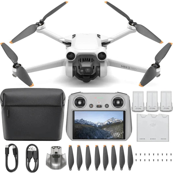 DJI Mini 3 PRO Drone Fly More Bundle Kit Aerial With DJI RC Controller Set MINI 3 PRO RC + FMK - SuperOffice