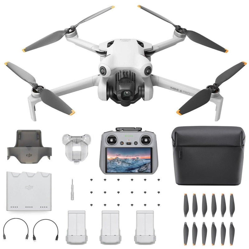 DJI Mini 4 Pro Drone Fly More Combo DJI RC 2 Controller Batteries Bag CP.MA.00000735.04 - SuperOffice