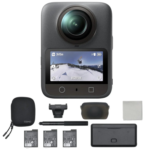 DJI Osmo 360 Adventure Combo Action Camera Black CP.OS.00000442.01 - SuperOffice