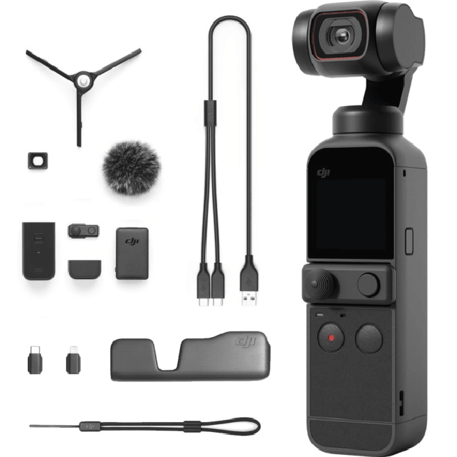 DJI Osmo Pocket 2 Camera Creators Combo Set 4K Recorder 3-Axis Gimbal Stabiliser CP.OS.00000121.02 - SuperOffice