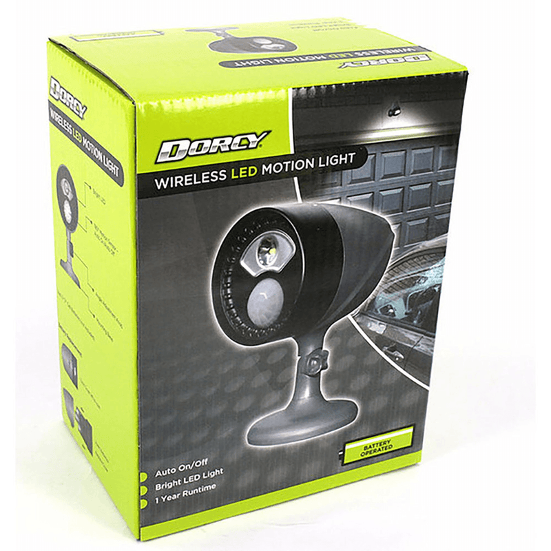 Dorcy LED Motion Detector Spot Light Sensor Wireless Home Office D1071 - SuperOffice