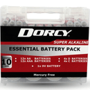 Dorcy Super Alkaline Essential Battery Assorted Batteries Pack AA AAA D C 9V 41-1741 - SuperOffice
