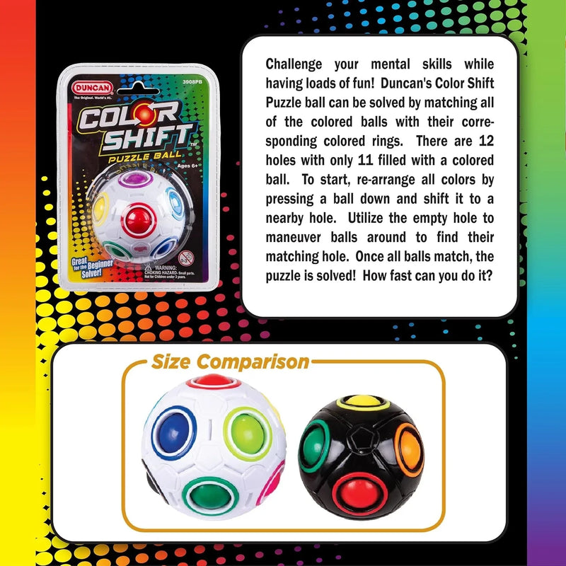 Duncan Colour Shift Puzzle Ball Toy 3047 071617078393 - SuperOffice