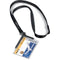 Durable Card Holder Deluxe Acrylic With Necklace 820758 - SuperOffice