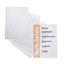 Durable Crystal Sign Refill 10 Inserts For No. 4825, 4818 A4 483519 - SuperOffice