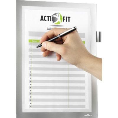 Durable Duraframe Note A4 Silver 499323 - SuperOffice