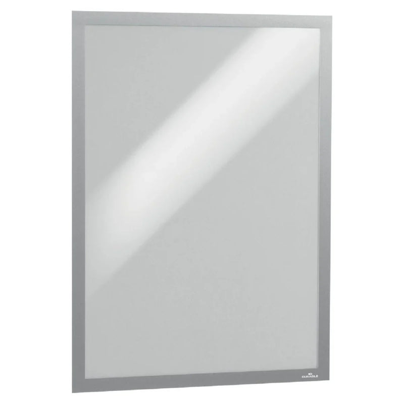 Durable Duraframe Poster Frame A2 Silver 505323 - SuperOffice
