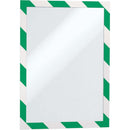 Durable Duraframe Security Frame A4 Green/White Pack 2 4944131 - SuperOffice