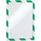 Durable Duraframe Security Frame A4 Green/White Pack 2 4944131 - SuperOffice