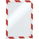 Durable Duraframe Security Frame A4 Red/White Pack 2 4944132 - SuperOffice