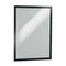 Durable Duraframe Sign Holder Adhesive Back A3 Black Pack 2 487301 - SuperOffice