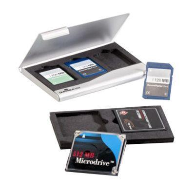 Durable Memory Card Box For 3 Sd/Mm Cards Or 2 Cf Cards 530923 - SuperOffice