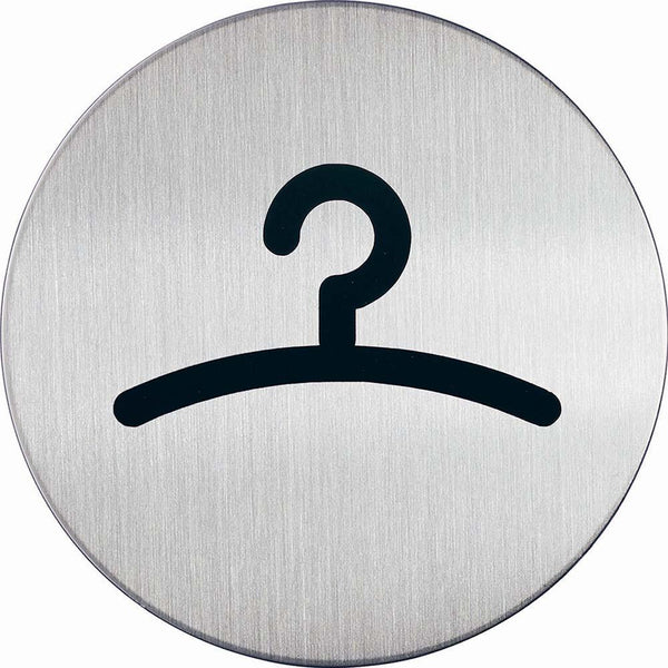 Durable Pictogram Sign Cloak Room 83Mm 491423 - SuperOffice