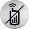 Durable Pictogram Sign No Mobile Phone 83Mm 491723 - SuperOffice