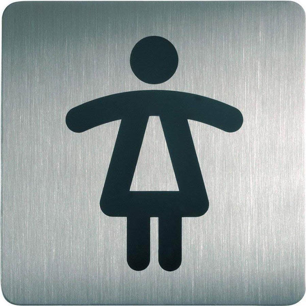Durable Pictogram Sign Square Wc Ladies 150Mm 495623 - SuperOffice