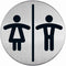 Durable Pictogram Sign Wc Women And Men 83Mm 492023 - SuperOffice