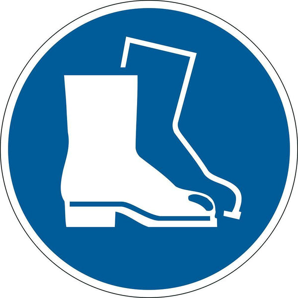 Durable Safety Marking 'Use Foot Protection' 173306 - SuperOffice
