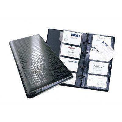 Durable Visifix Centium Business Card Holder 200 Capacity 145 X 255Mm Black 240301 - SuperOffice