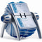 Durable Visifix Flip Vegas Rotary Business Card Holder 400 Capacity Silver 241723 - SuperOffice