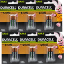 Duracell AAA Rechargeable Batteries Charging 12 Pack 5017030 (6x2pk AAA Recahrgeable) - SuperOffice