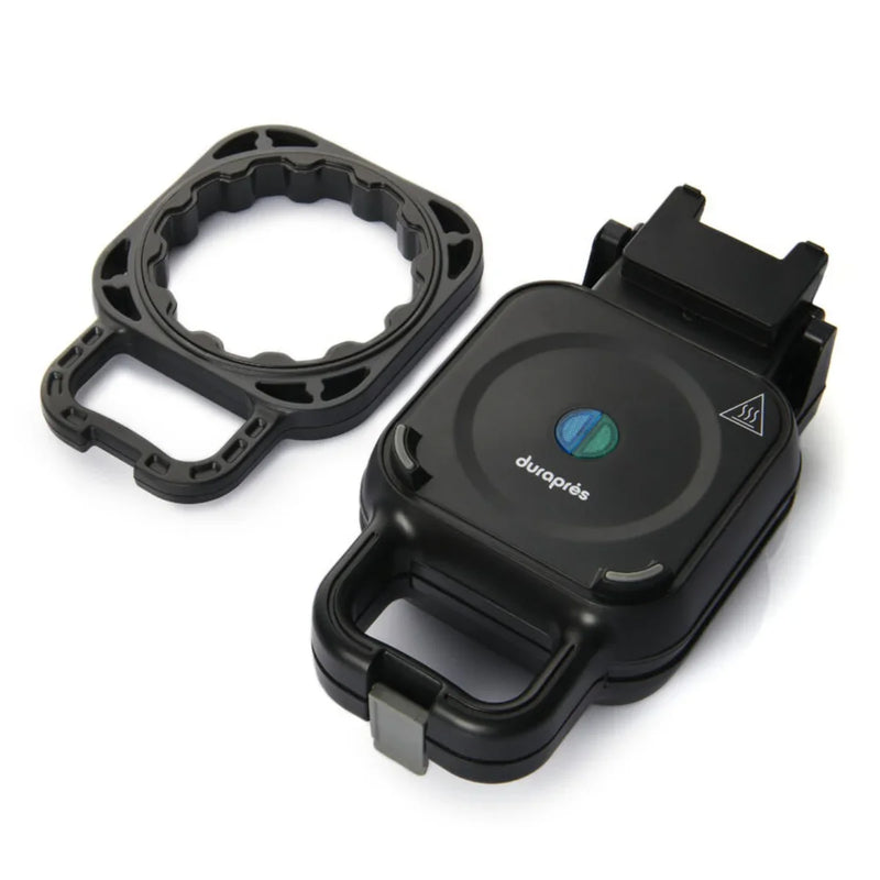 Durapres Fill n Flip Waffle Press Stuffed and Classic Non Stick Black DW450 - SuperOffice