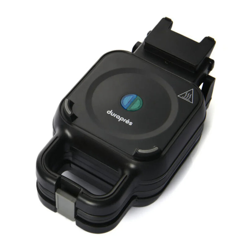 Durapres Fill n Flip Waffle Press Stuffed and Classic Non Stick Black DW450 - SuperOffice