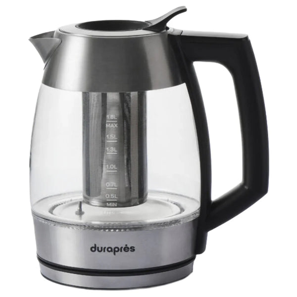 Durapres Kettle IQ Digital Boil Glass Stainless Steel DK550 - SuperOffice