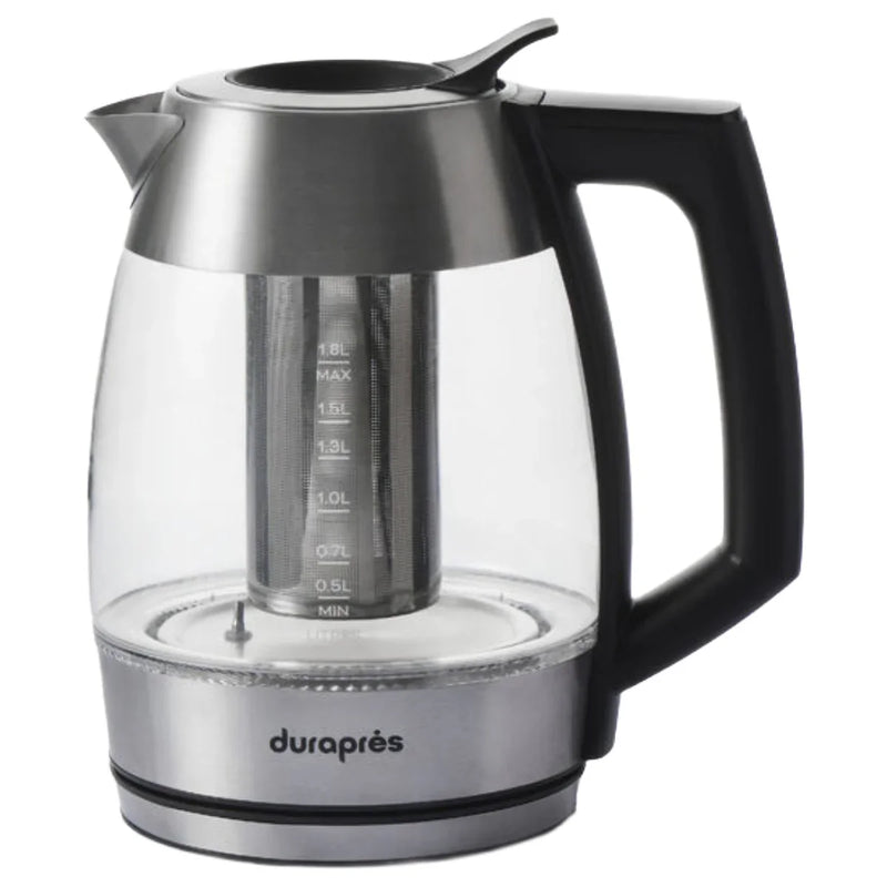 Durapres Kettle IQ Digital Boil Glass Stainless Steel DK550 - SuperOffice