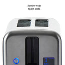 Durapres Toaster IQ 2 Slice Toast Digital Stainless Steel DT520 - SuperOffice