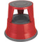 Durus Kick Stool 2 Step 430 X 430Mm Red 100852034 - SuperOffice