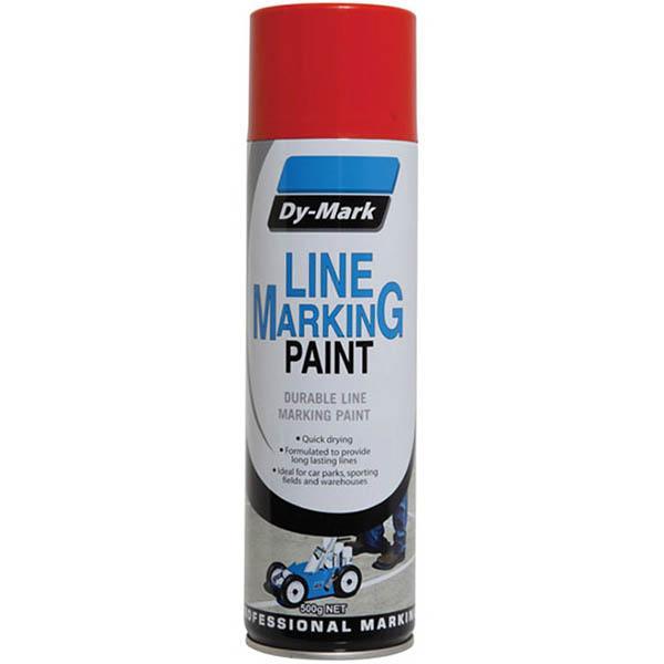 Dy-Mark Line Marking Spray Paint 500g Red B845725 - SuperOffice