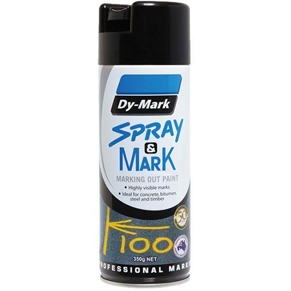 Dy-Mark Spray And Mark Layout Paint Black B851203 - SuperOffice
