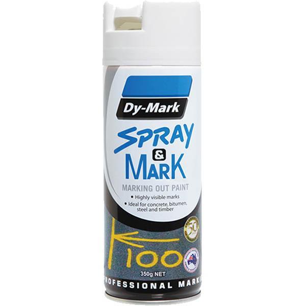 Dy-Mark Spray And Mark Layout Paint White B851210 - SuperOffice